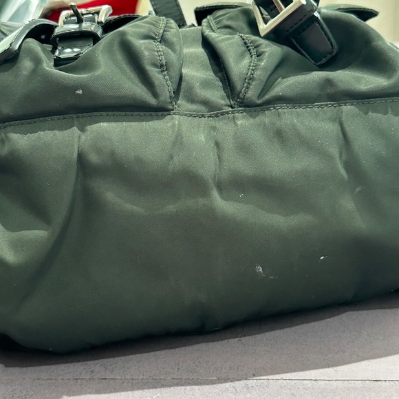 Prada dark green Nylon Backpack - Picture 7 of 14